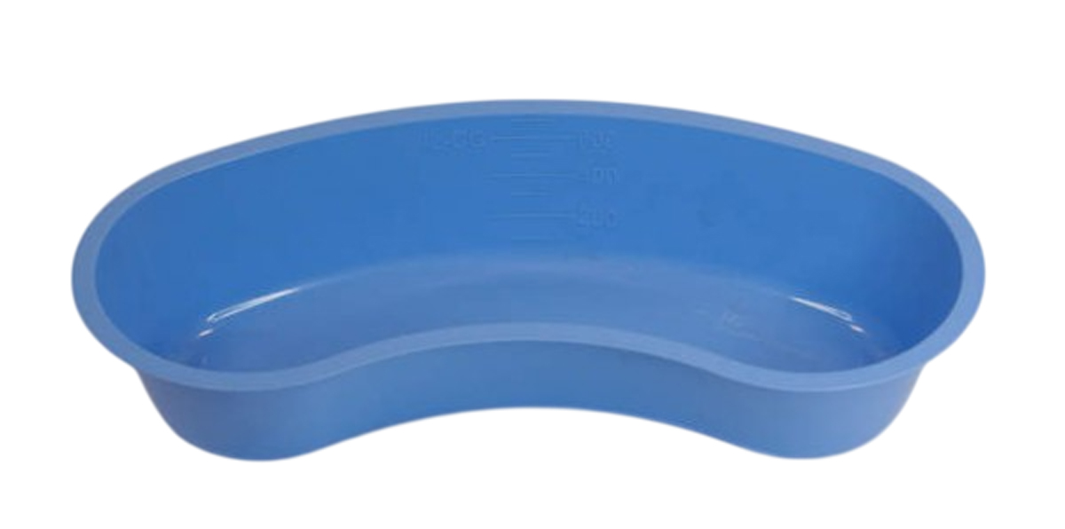 Einwegabdeckung für nierenförmige Schale oder Ablage