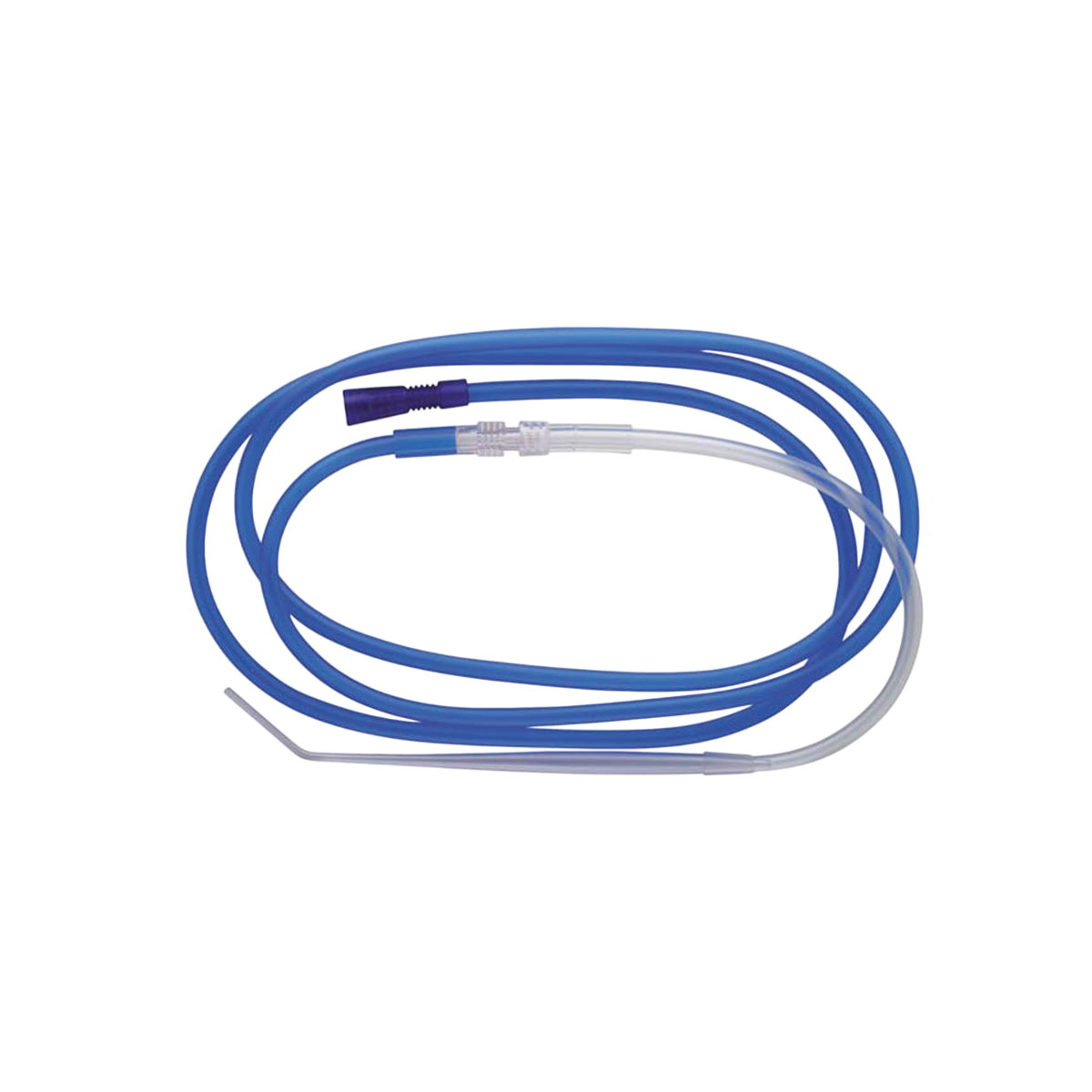 Chirurgischer Absauger 2,50 m, mit Yankauer-Saugspitze,  auch für Sammelfilter für autologe Knochenspäne