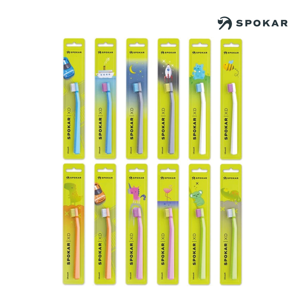 SPOKAR XD Kinderzahnbürste 7-12 Jahre