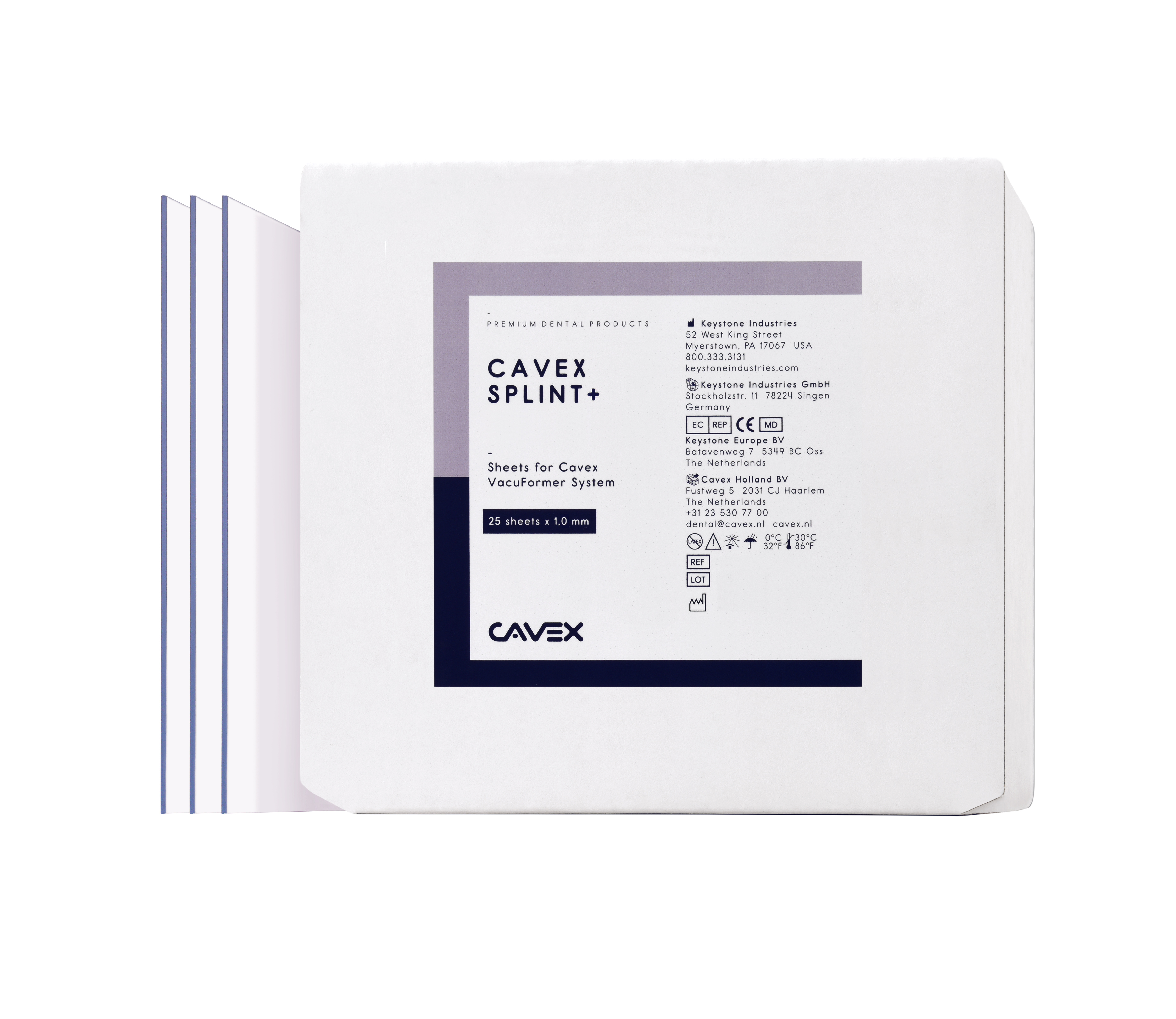 Cavex Vacuformer Splint sheetes