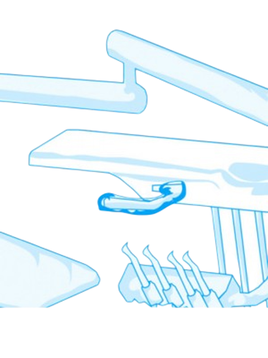 Schlauchförmige Griffabdeckung mit Gummiband für den Patientenstuhl, grün
